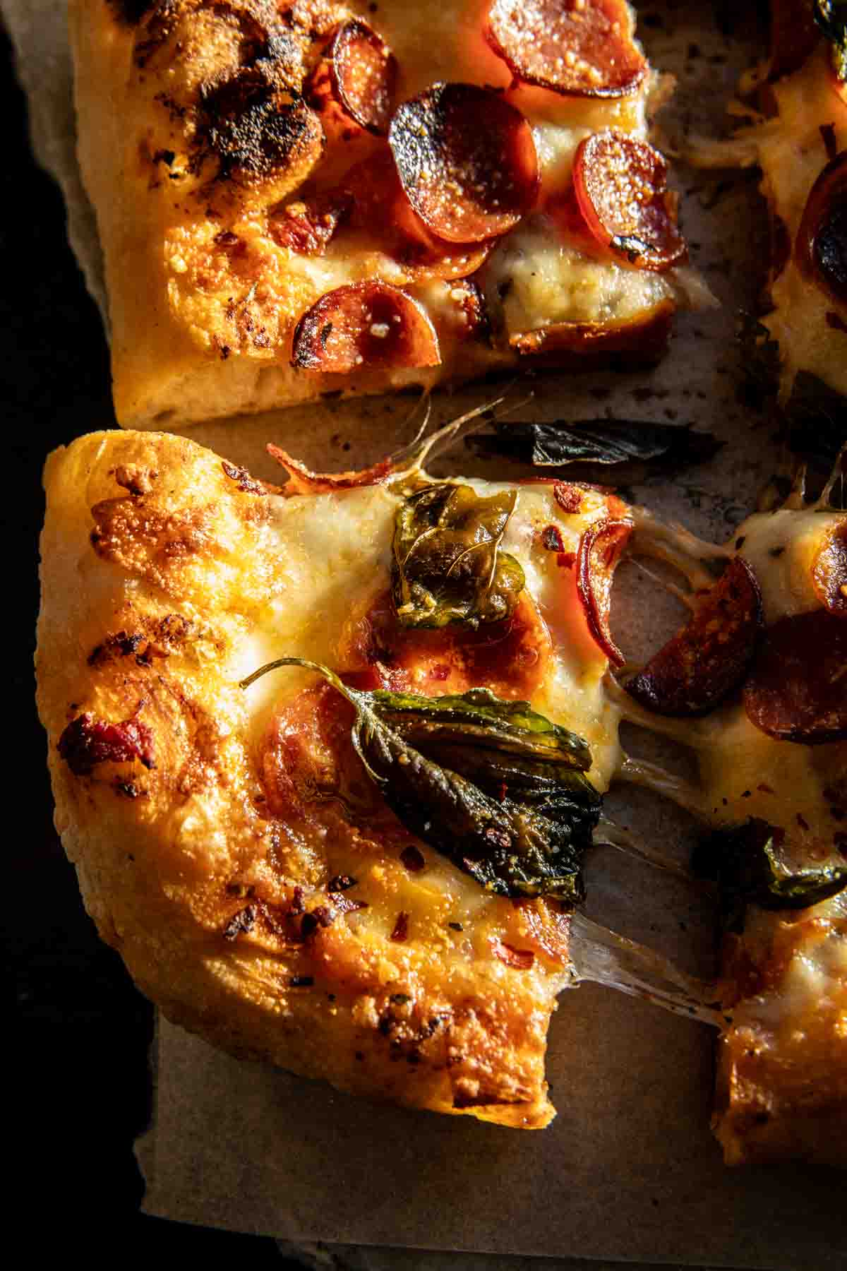 Pomodoro Pepperoni Pizza | halfbakedharvest.com