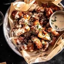 Baked Garlic Parmesan Boneless Wings | halfbakedharvest.com