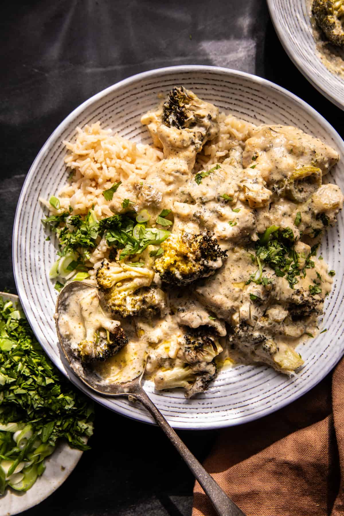 One Pan Creamy Parmesan Ranch Chicken | halfbakedharvest.com