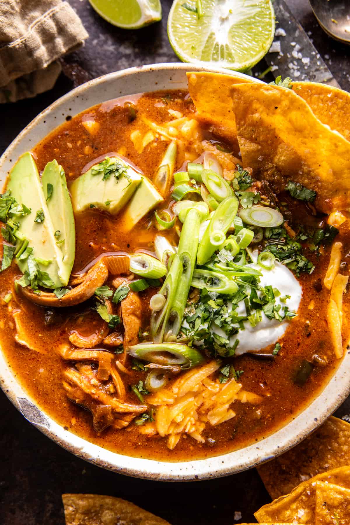 Poblano Chicken Tortilla Soup | halfbakedharvest.com