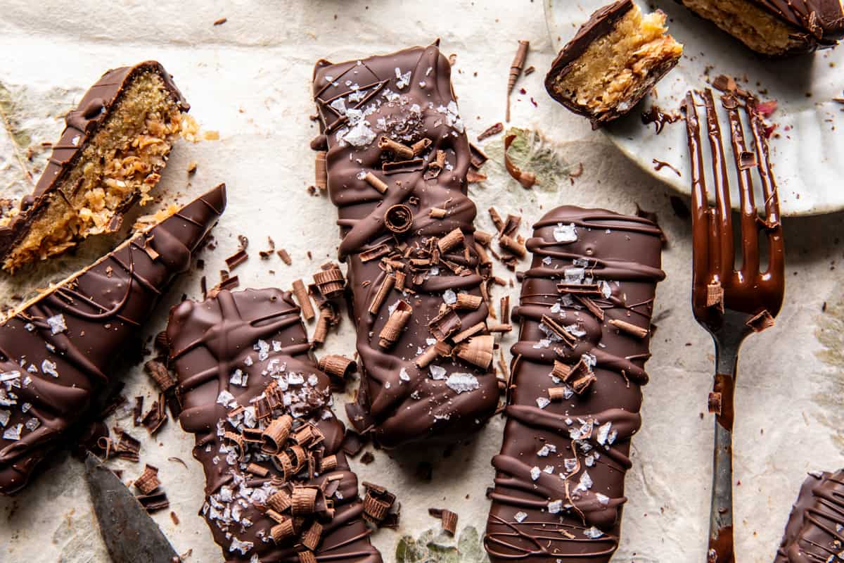 Toasted Coconut Chocolate Bars | halfbakedharvest.com