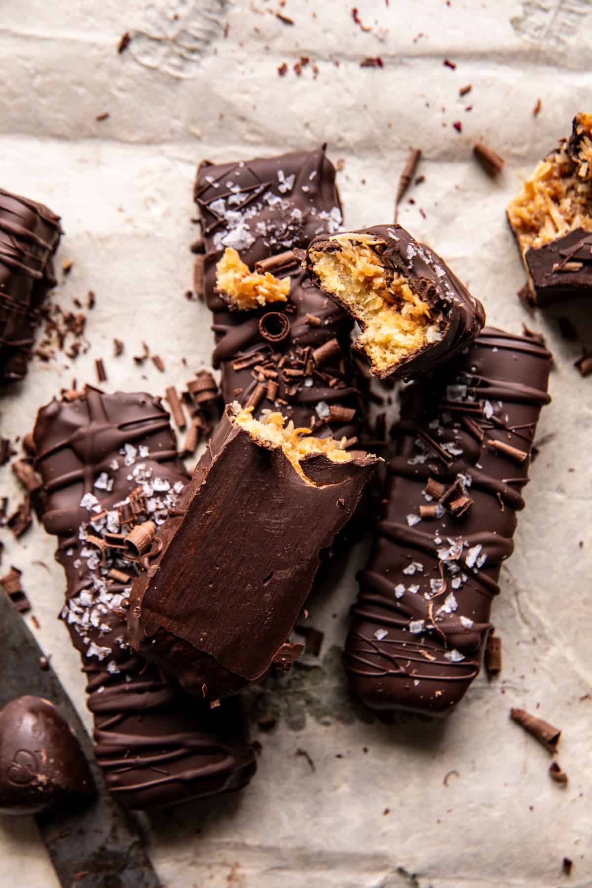 Toasted Coconut Chocolate Bars | halfbakedharvest.com