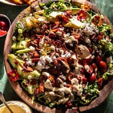 Avocado Bacon Chicken Salad with Jalapeño Honey Mustard | halfbakedharvest.com