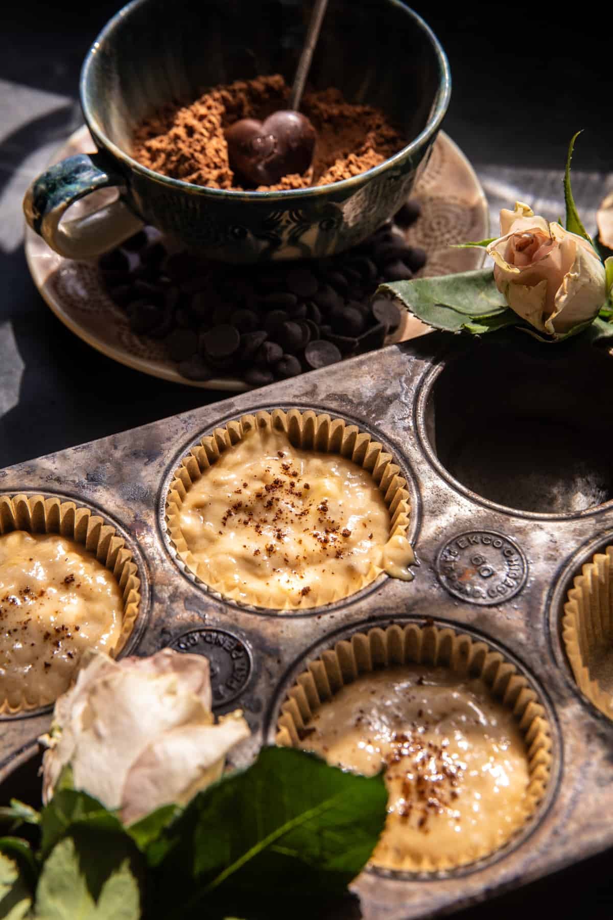 Easy Banana Cupcakes with Espresso Chocolate Frosting | halfbakedharvest.com