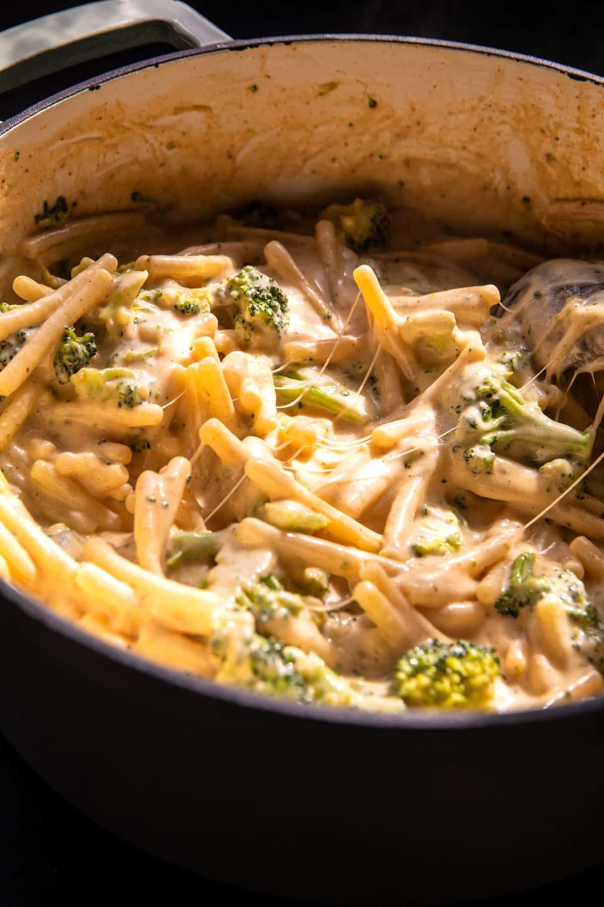 Easy One Pot Broccoli Cheese Pesto Pasta | halfbakedharvest.com