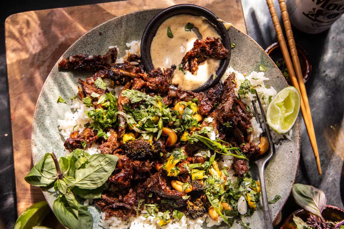 20 Minute Ginger Cashew Beef | halfbakedharvest.com