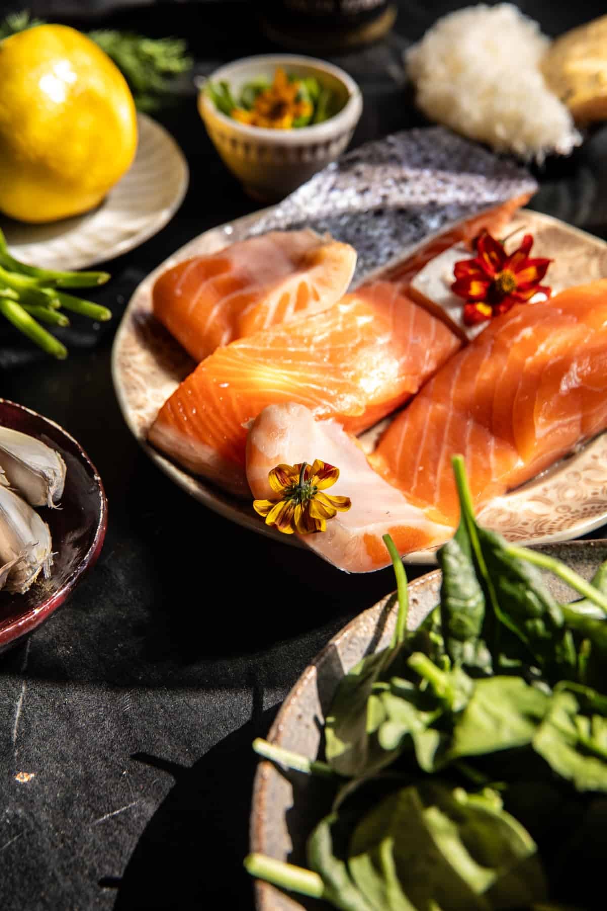 Creamy Garlic Butter Baked Salmon | halfbakedharvest.com