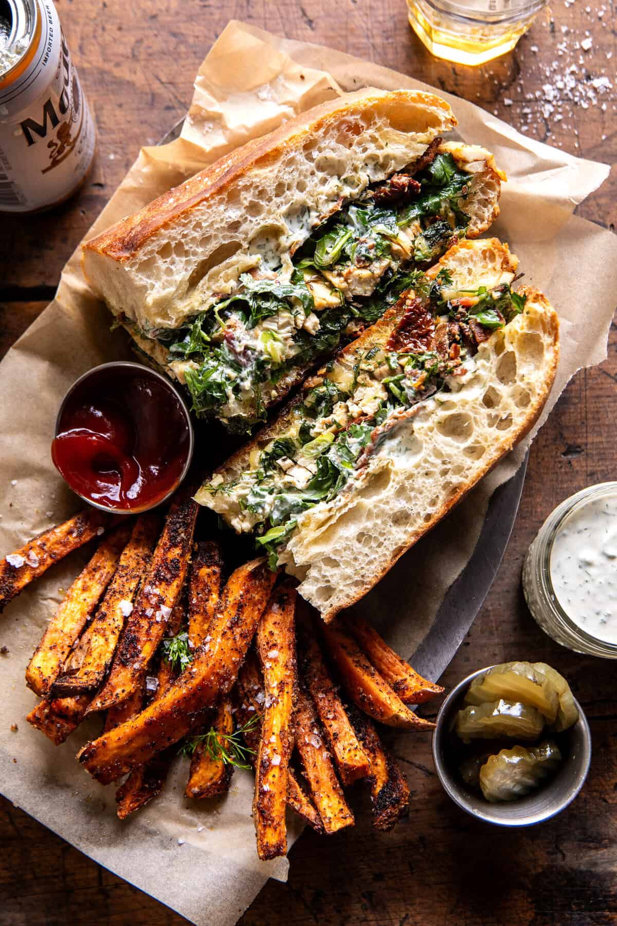 Hot Ranch Chicken and Bacon Sandwich | halfbakedharvest.com