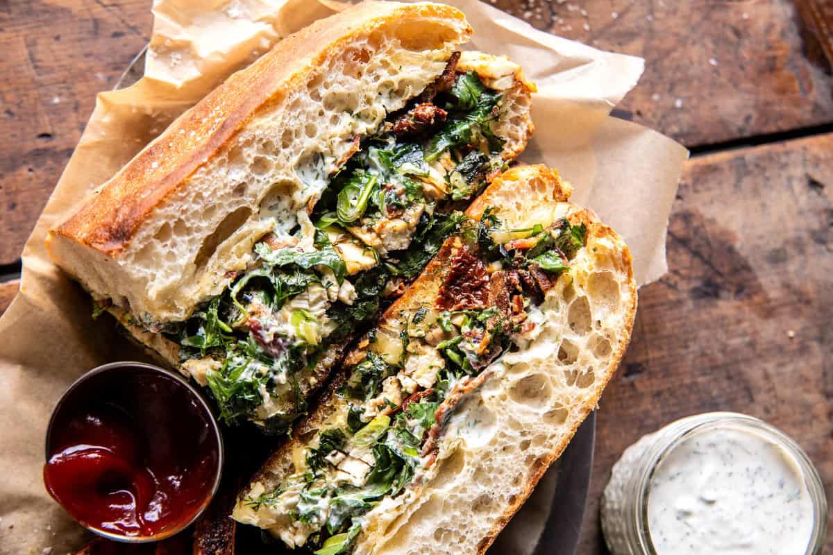 Hot Ranch Chicken and Bacon Sandwich | halfbakedharvest.com