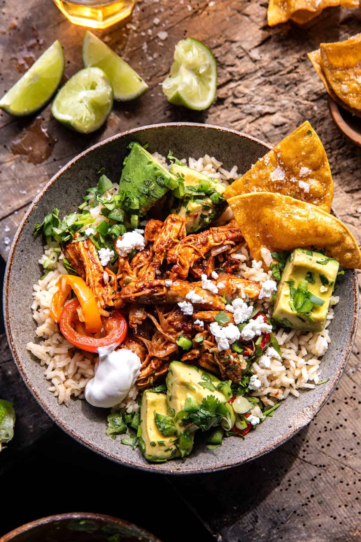 Sheet Pan Chicken Tinga Bowls | halfbakedharvest.com