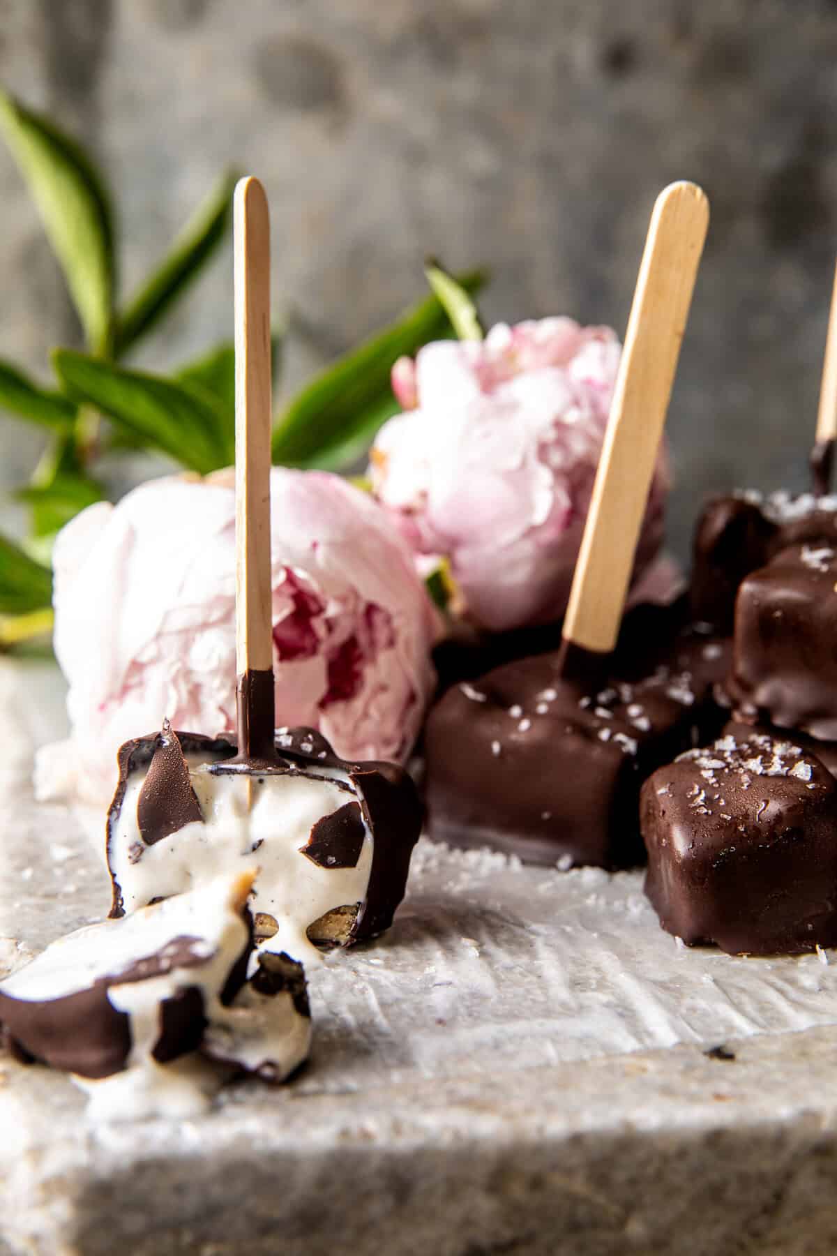 Cookie Dough Ice Cream Bites | halfbakedharvest.com