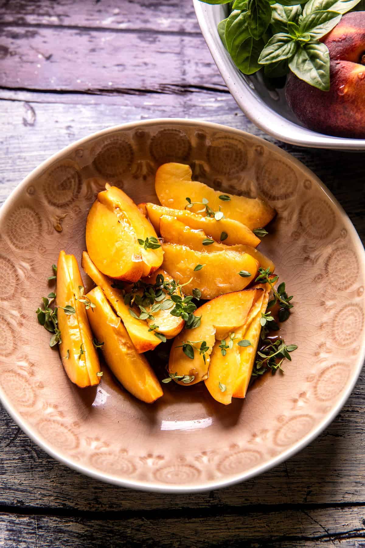 3 Cheese Prosciutto Peach Pizza | halfbakedharvest.com