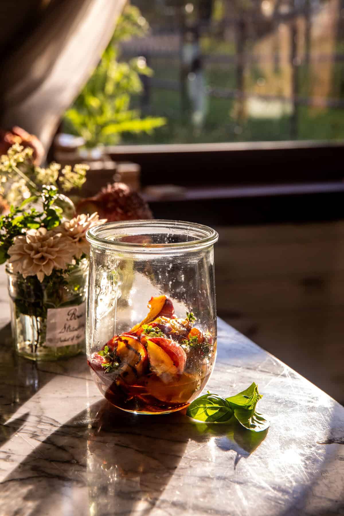 Peach Thyme Smash | halfbakedharvest.com