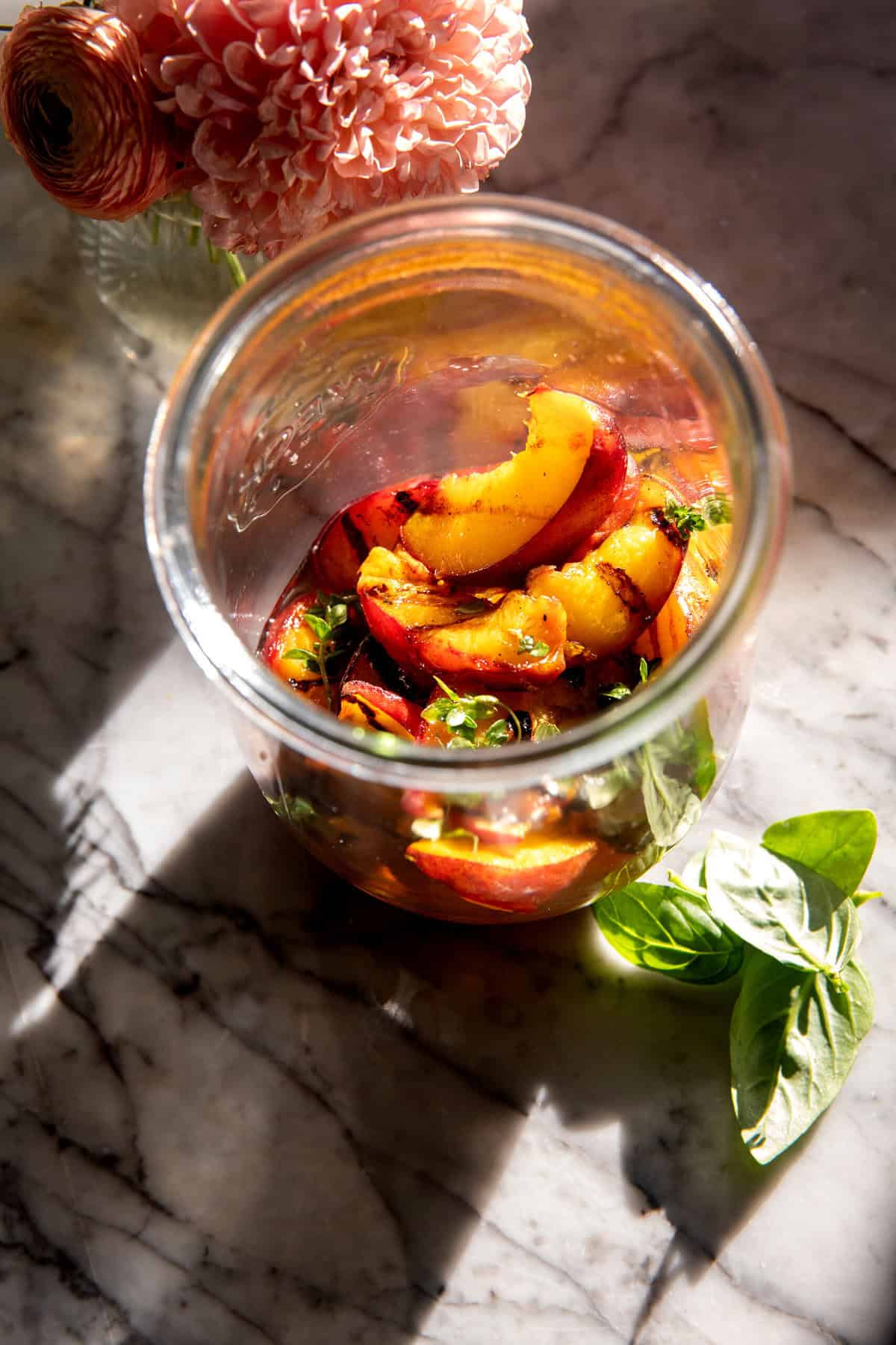 Peach Thyme Smash | halfbakedharvest.com