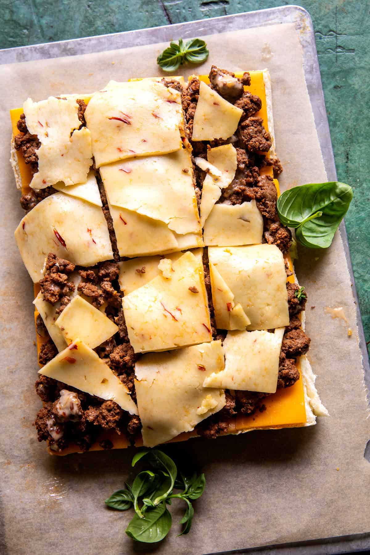 Pull Apart Cheeseburger Sliders | halfbakedharvest.com