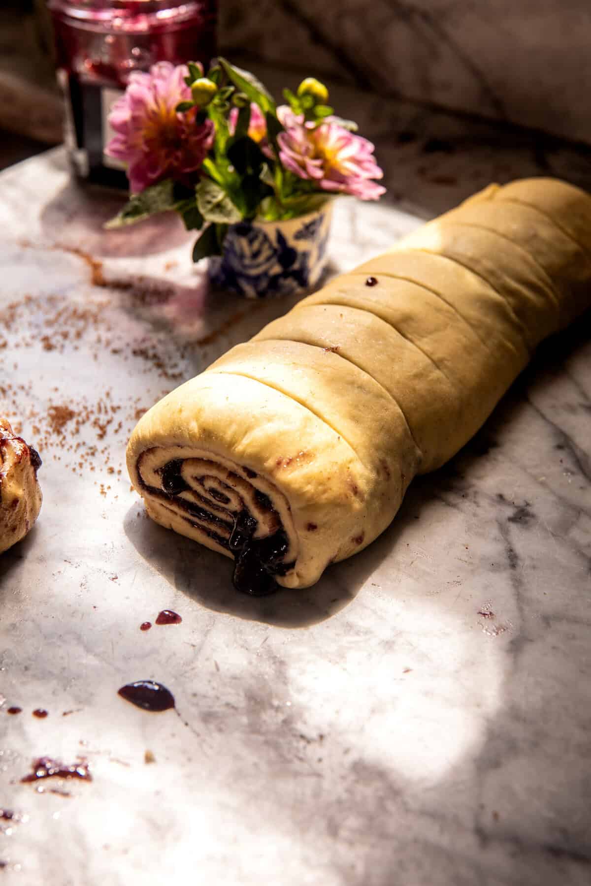 Blueberry Cinnamon Rolls with Maple Icing | halfbakedharvest.com
