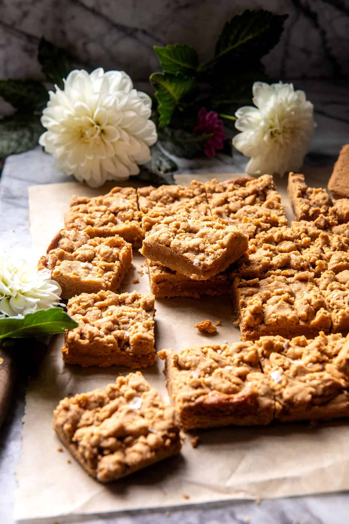 Nutter Butter Cookie Bars | halfbaakedharvest.com
