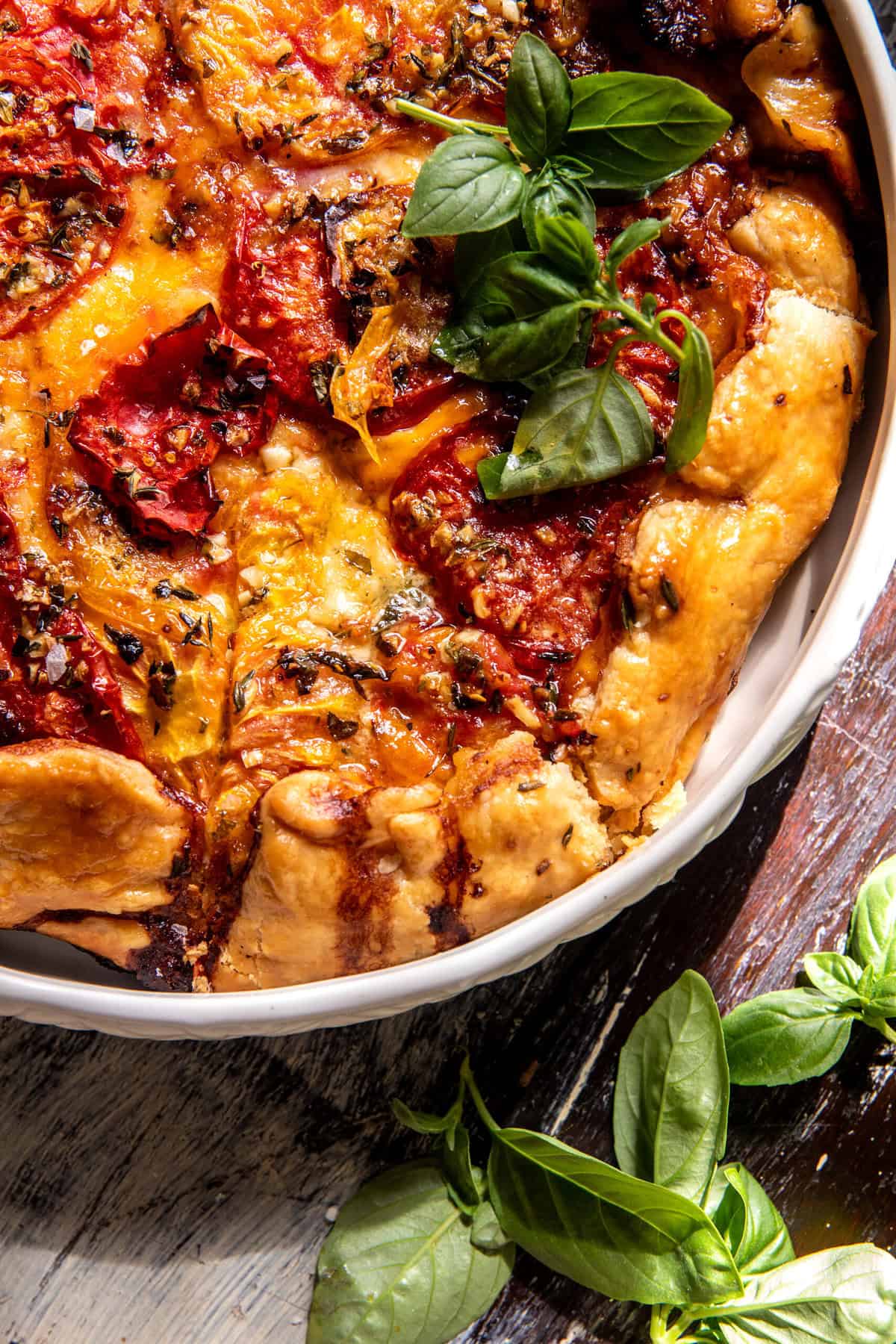 Tomato Cheese Pie | halfbakedharvest.com