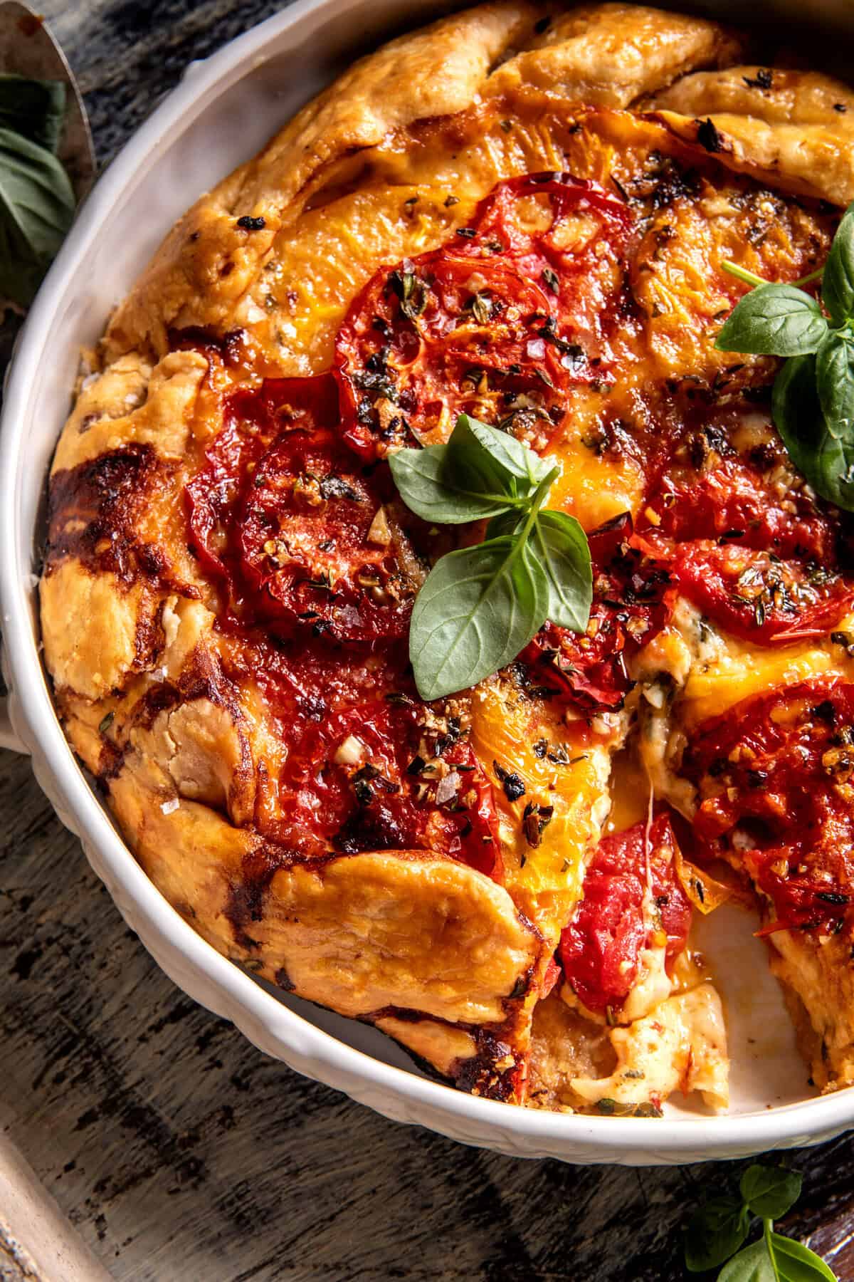 Tomato Cheese Pie | halfbakedharvest.com