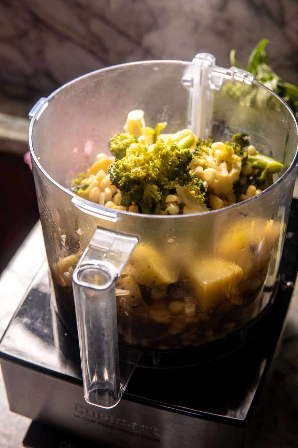 Creamy Broccoli Cheddar Chipotle Corn Chowder |halfbakedharvest.com