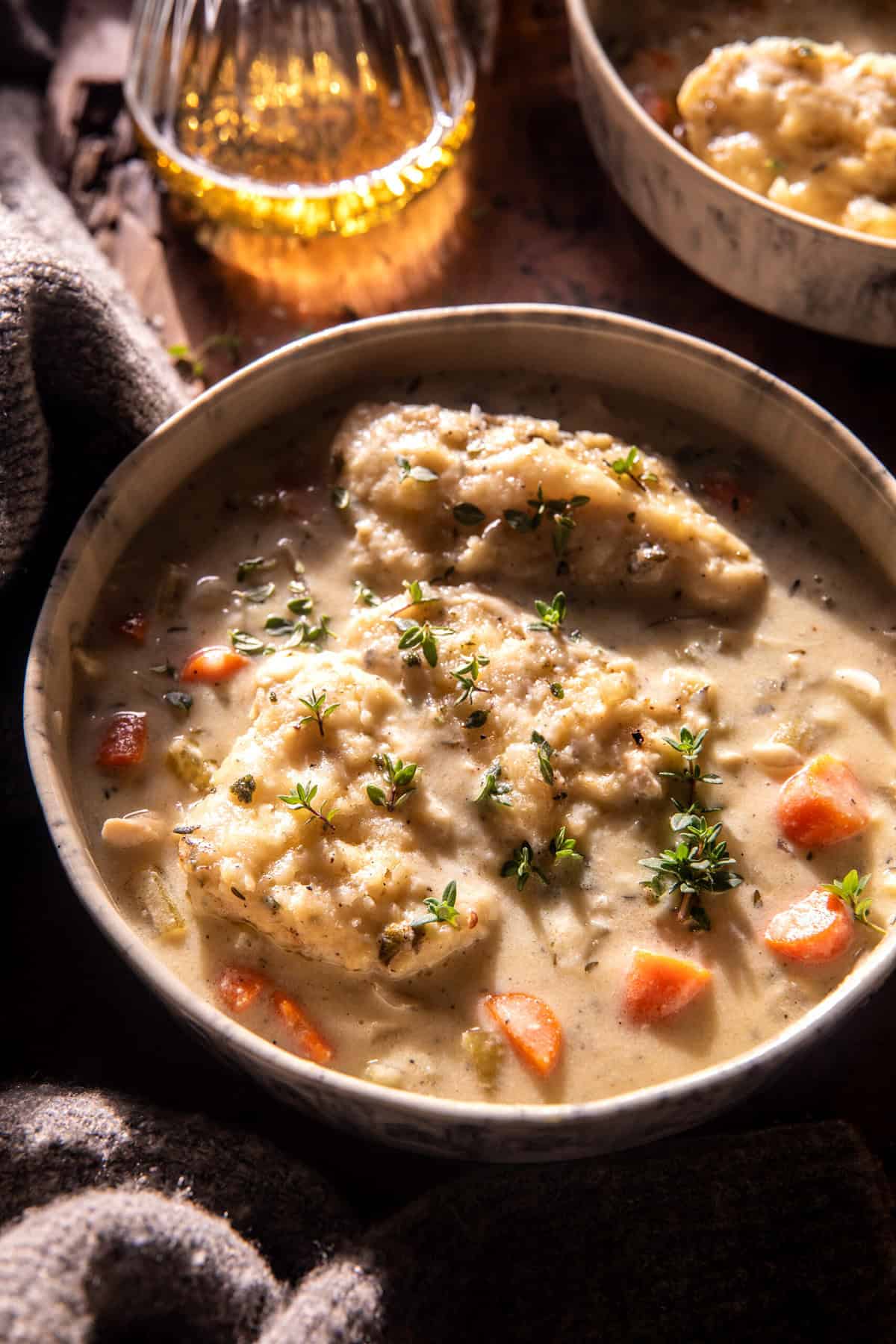 Crockpot Creamy Chicken and Dumplings | halfbakedharvest.com
