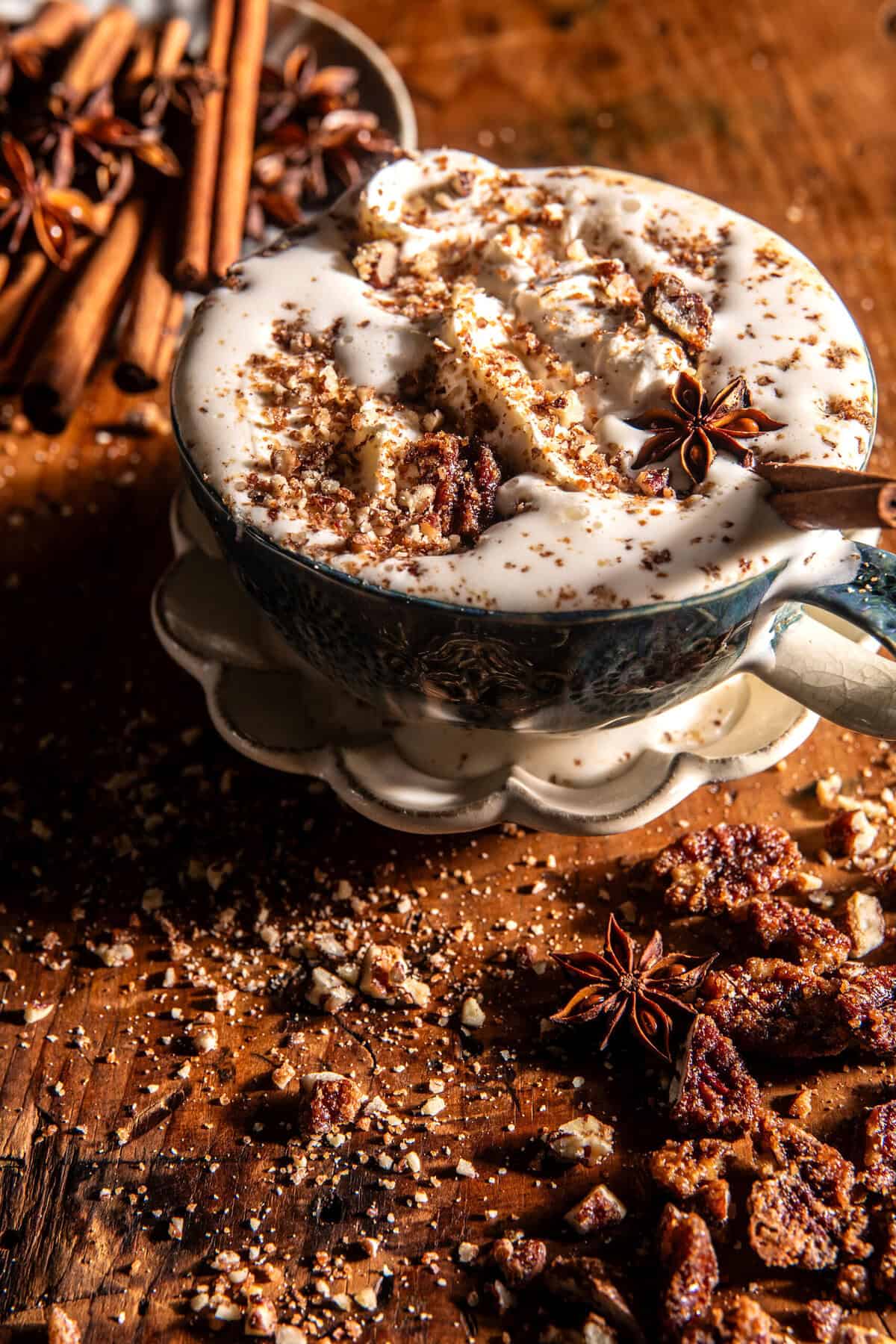 Pumpkin Spice Pecan Latte | halfbakedharvest.com