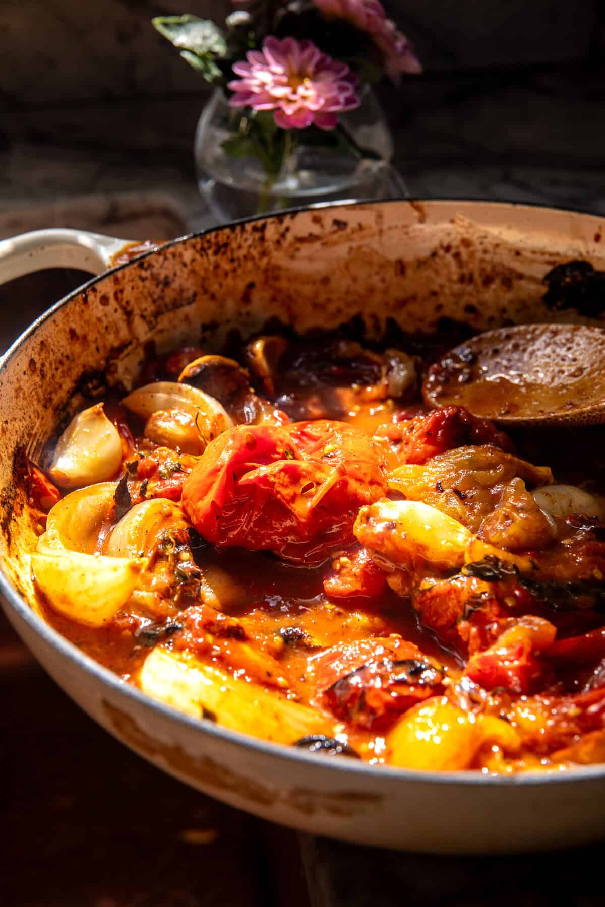 Stuffed Creamy Tomato Basil Pasta Shells | halfbakedharvest.com