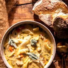 Creamy Homestyle Chicken Noodle Soup | halfbakedharvest.com