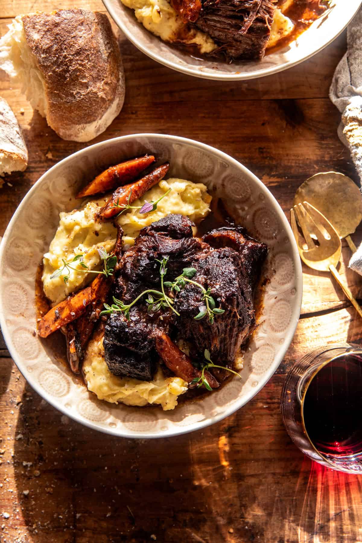 Red Wine Braised Pot Roast | halfbakedharvest.com