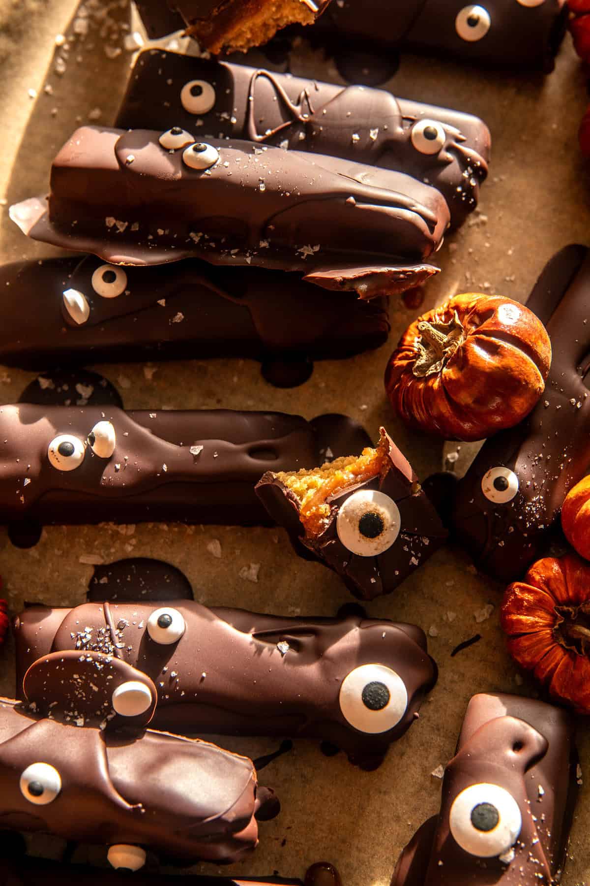 Spooky Homemade Twix Bars | halfbakedharvest.com