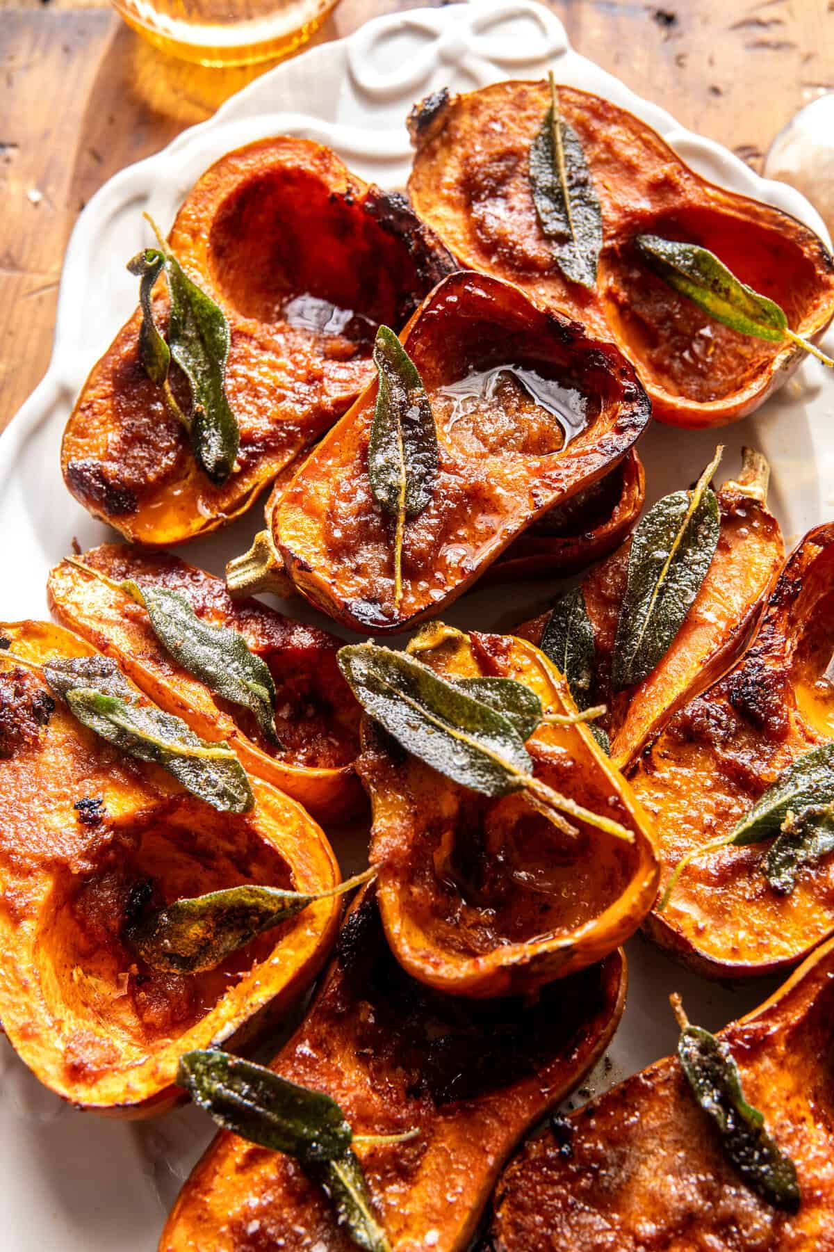 Brown Sugar Roasted Honeynut Squash | halfbakedharvest.com