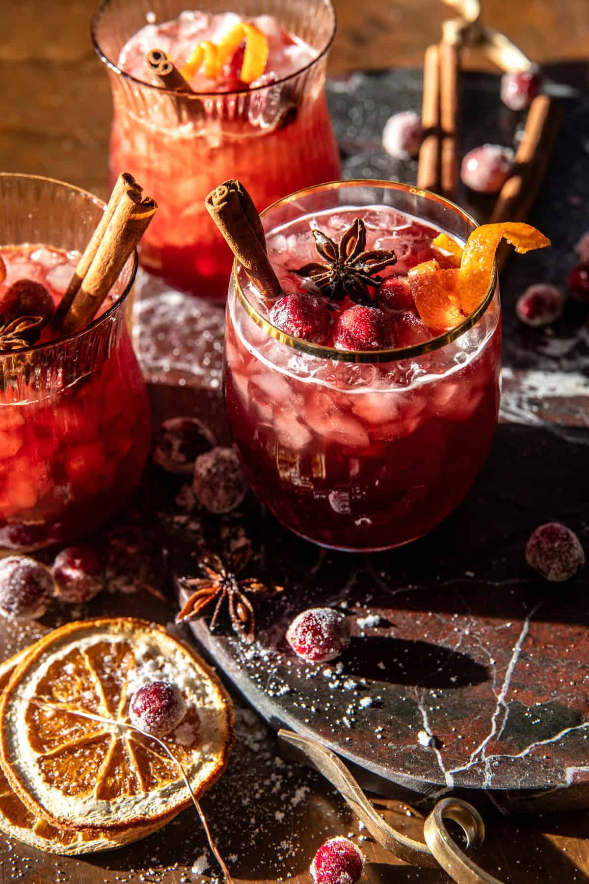 Thanksgiving Cranberry Cobbler Punch | halfbakedharvest.com