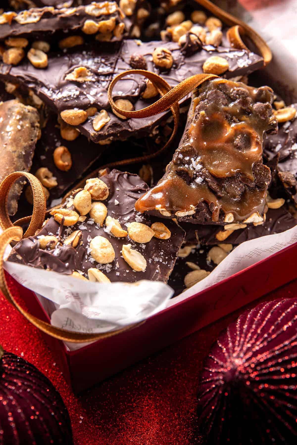 Chocolate Pretzel Toffee | halfbakedharvest.com