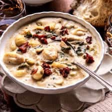 Creamy Spicy Chicken Gnocchi Soup | halfbakedharvest.com
