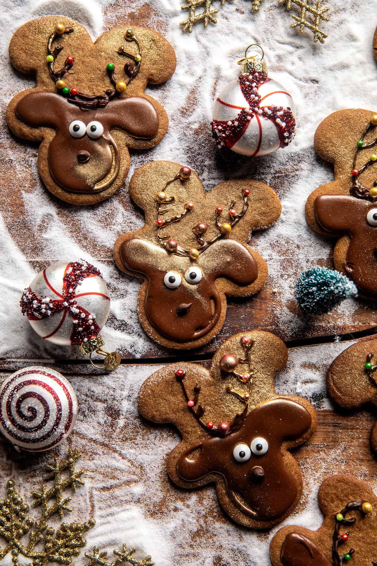 Gingerbread Reindeer Cookies | halfbakedharvest.com