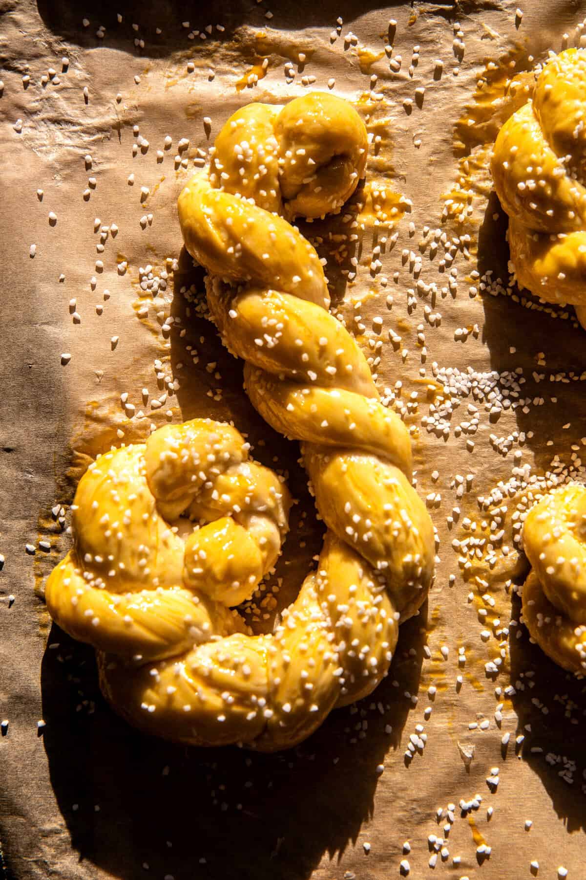 Honey Butter Soft Pretzel Candy Canes | halfbakedharvest.com