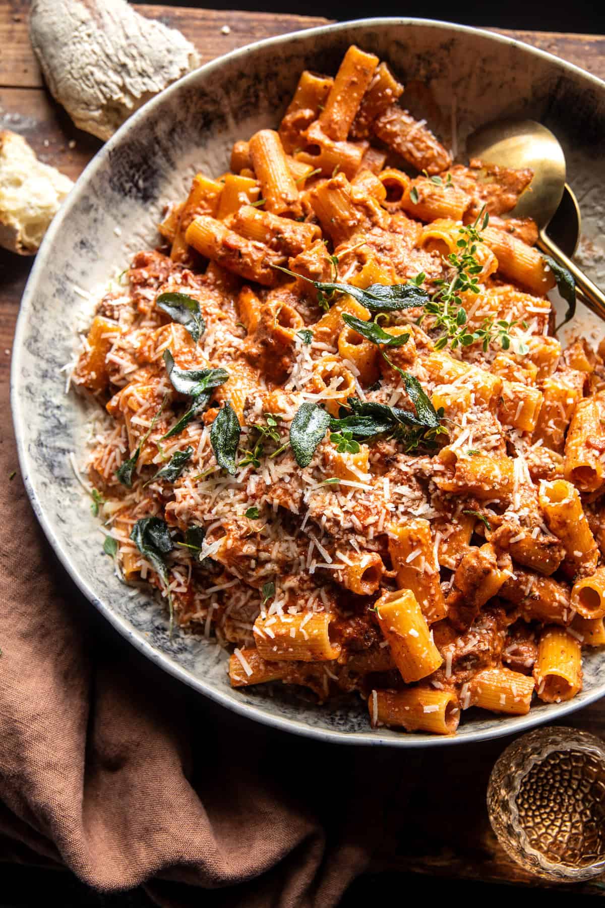 Pot Roast Sunday Sauce with Rigatoni | halfbakedharvest.com