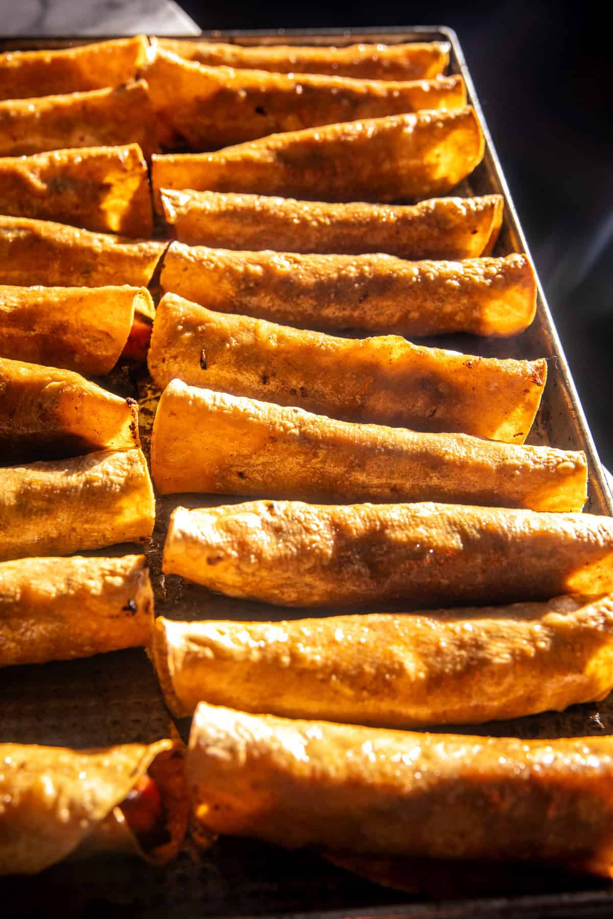 Crispy Black Bean Sweet Potato Enchiladas | halfbakedharvest.com