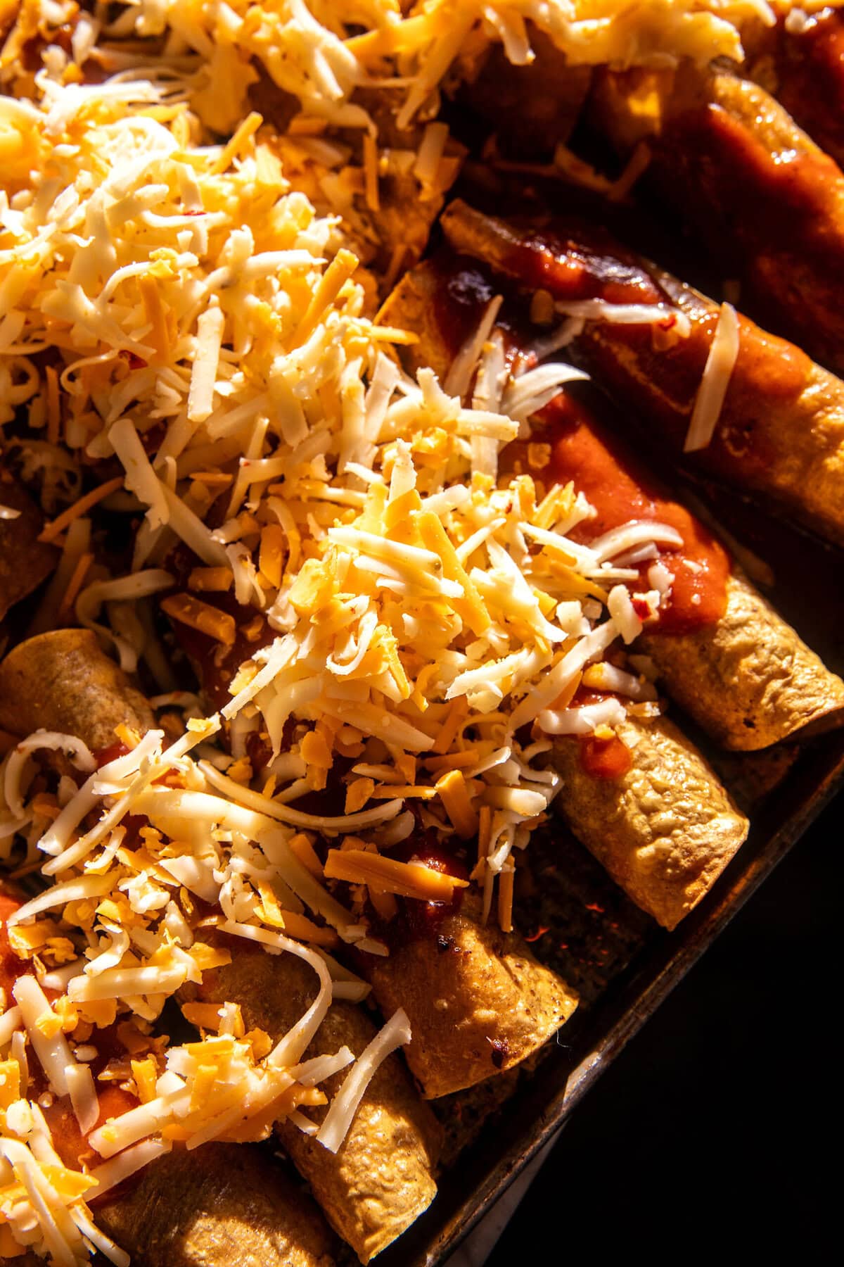 Crispy Black Bean Sweet Potato Enchiladas | halfbakedharvest.com