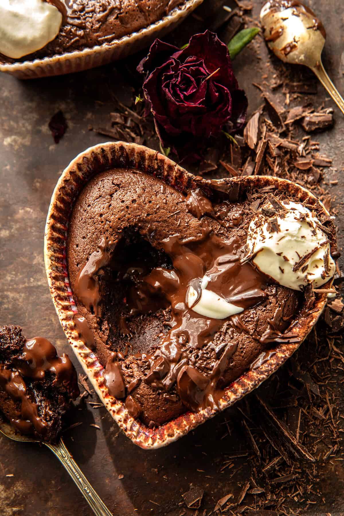 Easy Chocolate Pudding Cakes | halfbakedharvest.com