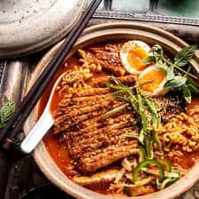 Sesame Peanut Chicken Katsu Ramen | halfbakedharvest.com