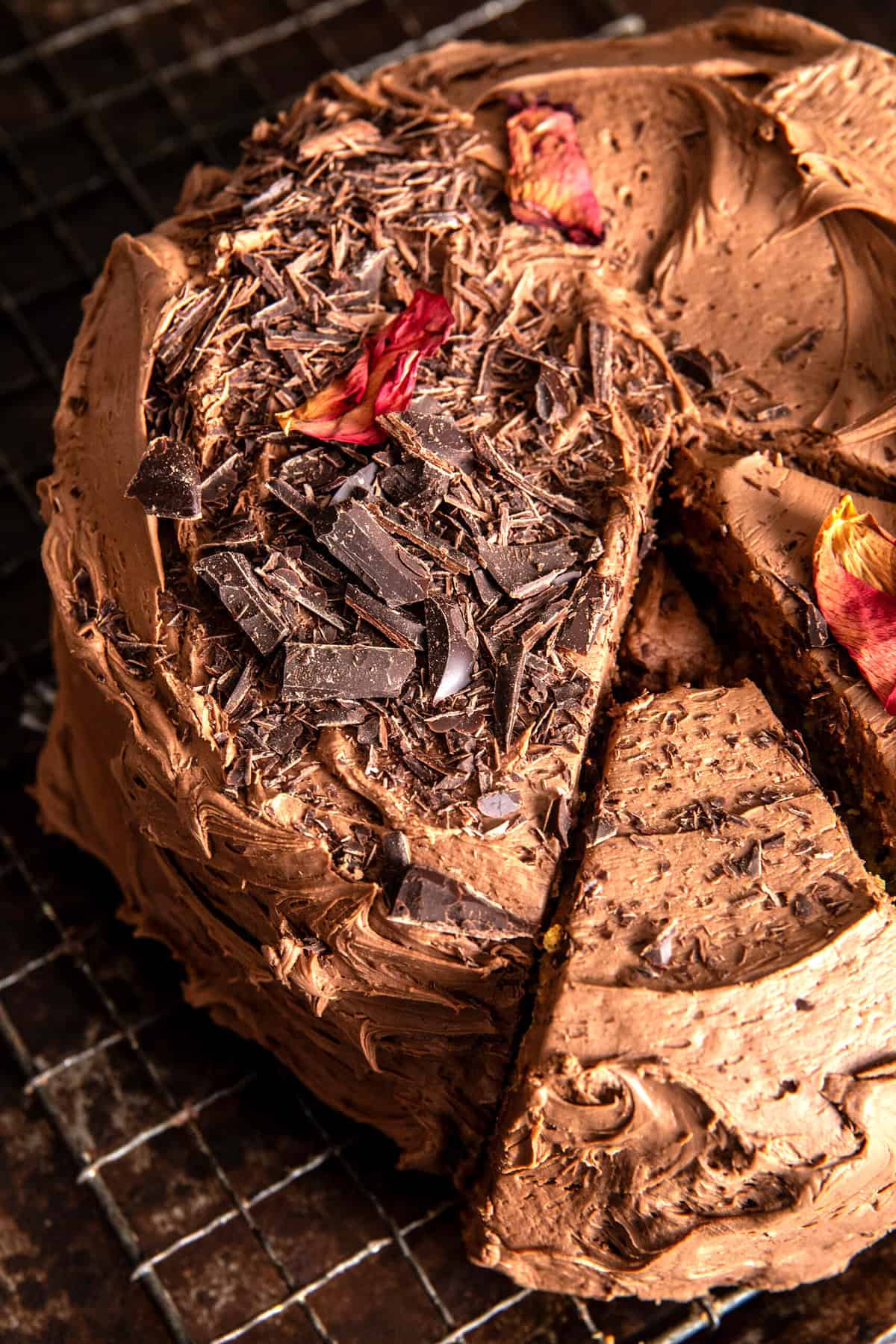 Brown Butter Banana Cake with Chocolate Caramel Frosting | halfbakedharvest.com