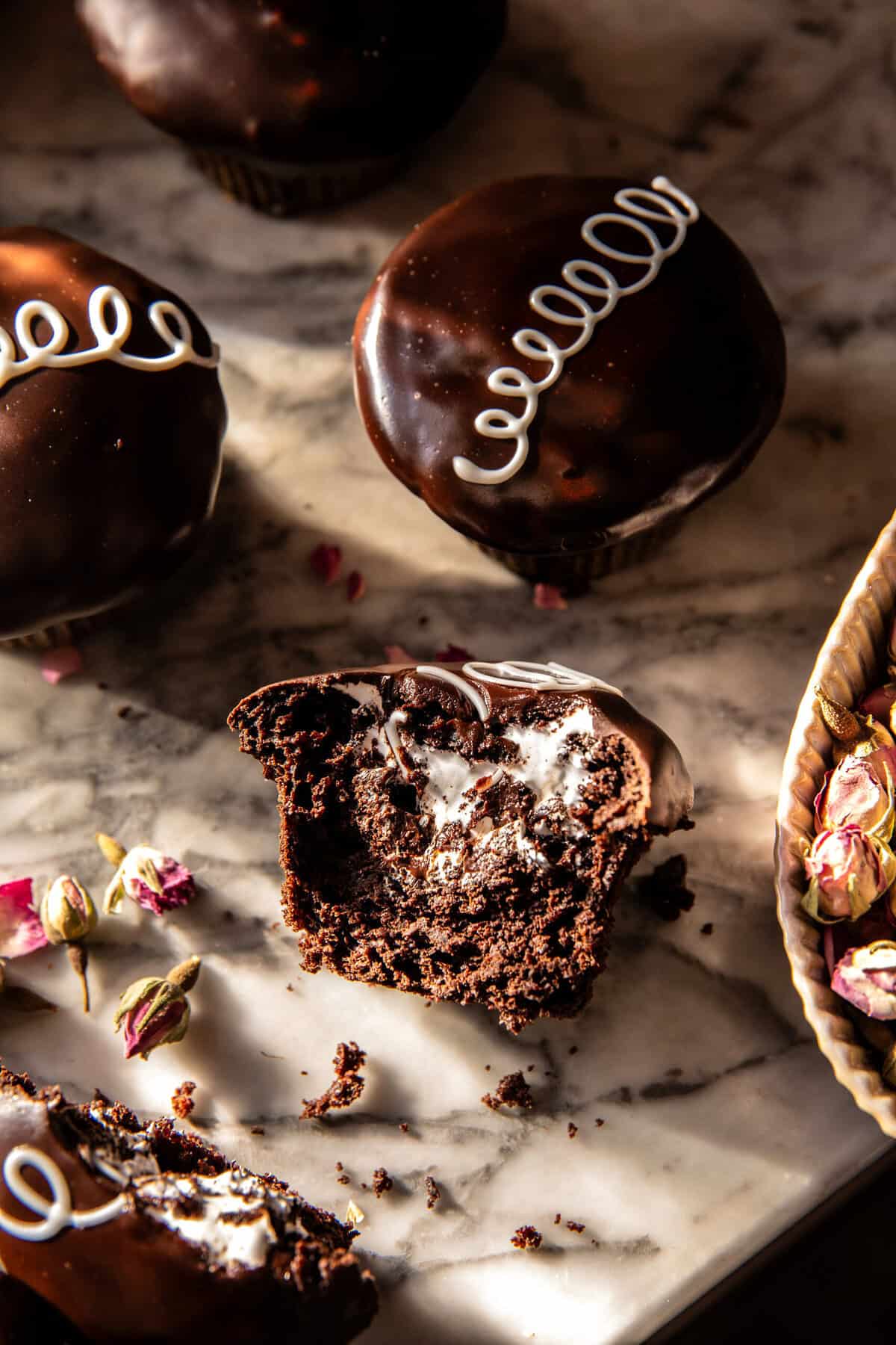 Homemade Hostess Cupcakes | halfbakedharvest.com