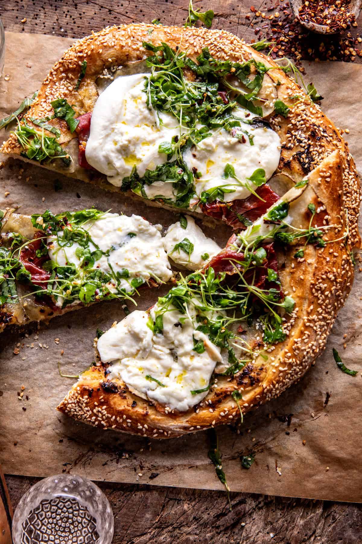Potato Prosciutto Burrata Pizza | halfbakedharvest.com
