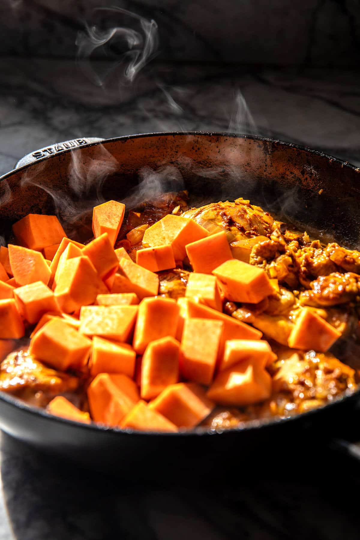 Quick Saucy Coconut Curry Chicken | halfbakedharvest.com
