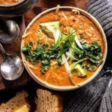 Spicy Chili Beer Cheese Soup | halfbakedharvest.com