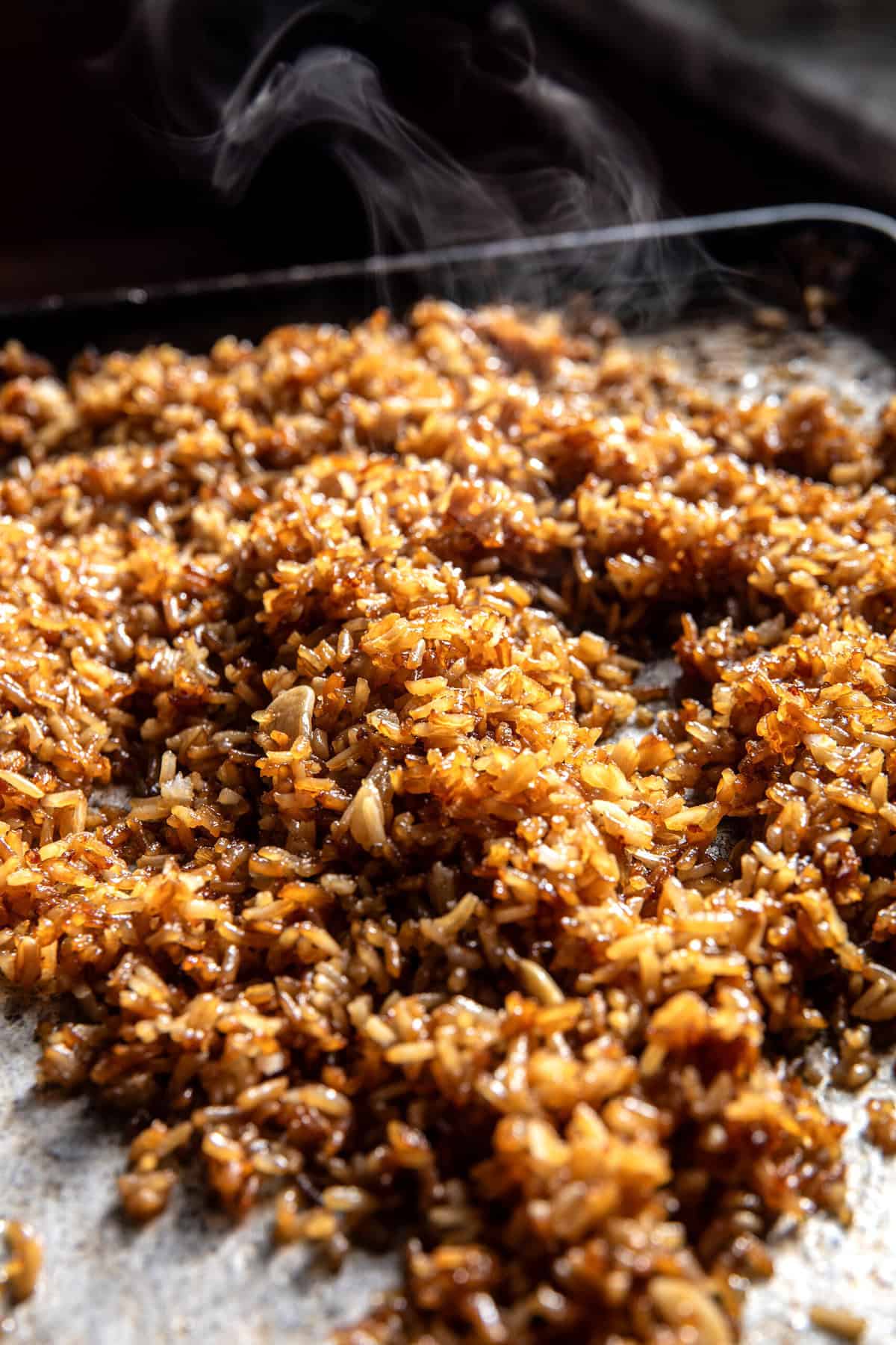 Spicy Chipotle Honey Salmon Rice Salad | halfbakedharvest.com