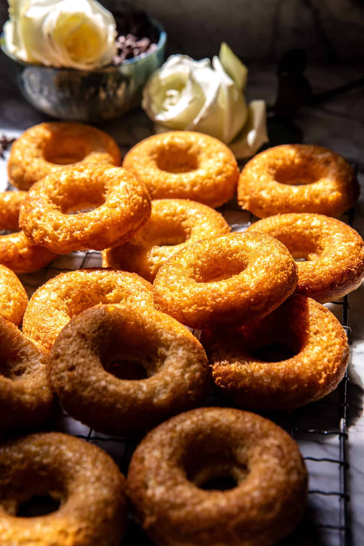 Homemade Baked Frosted Chocolate Donuts | halfbakedharvest.com