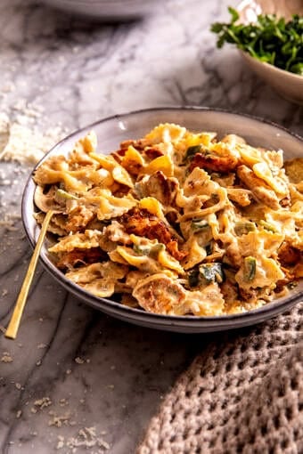 One Pot Cajun Ranch Chicken Pasta | halfbakedharvest.com