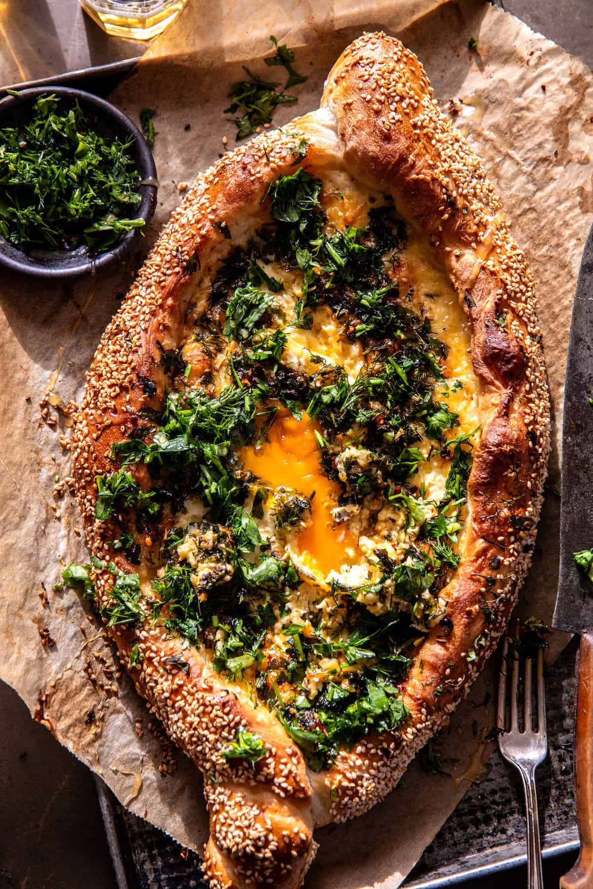 Sesame Gouda Khachapuri | halfbakedharvest.com